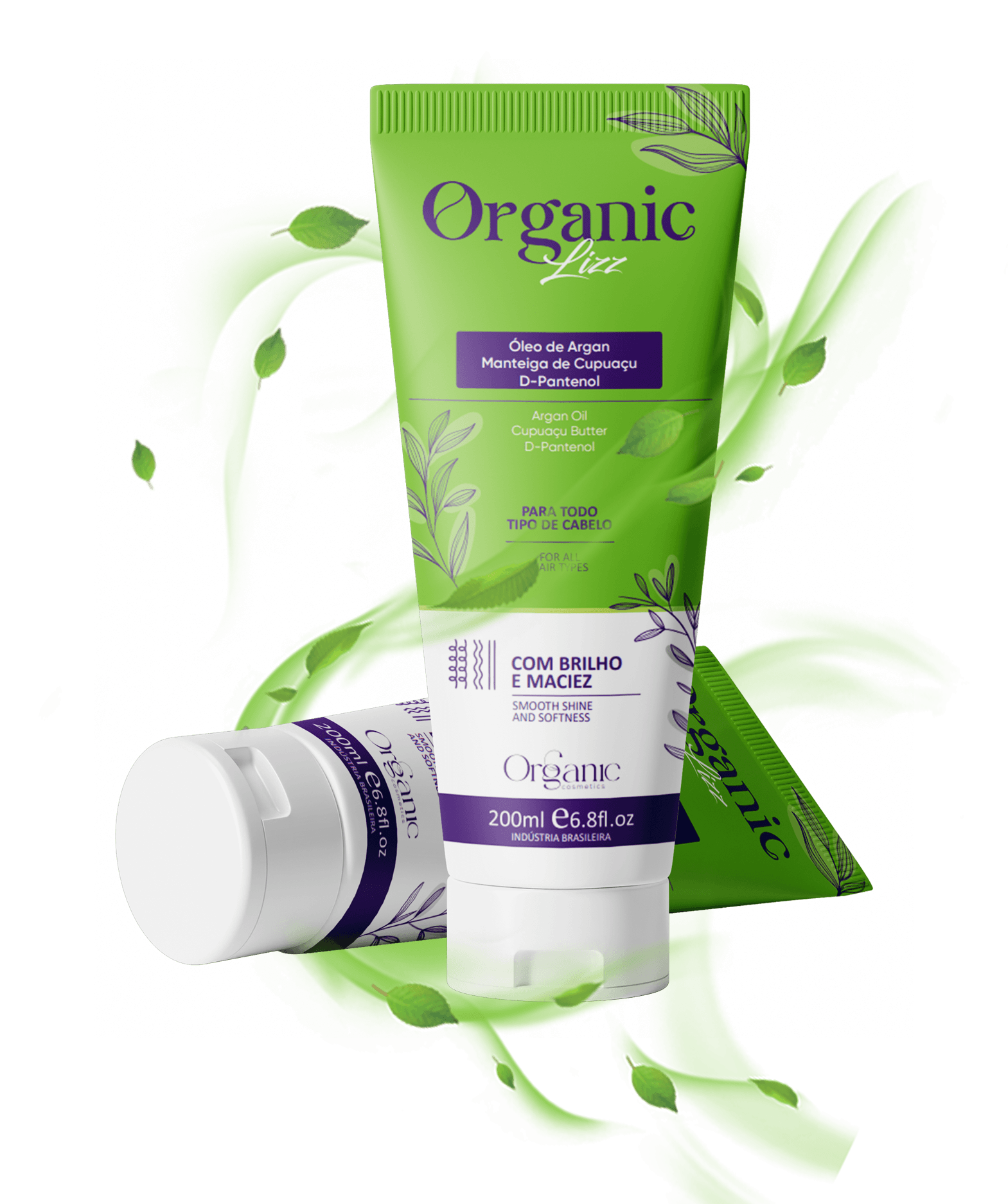 Organic Lizz com ingredientes naturais